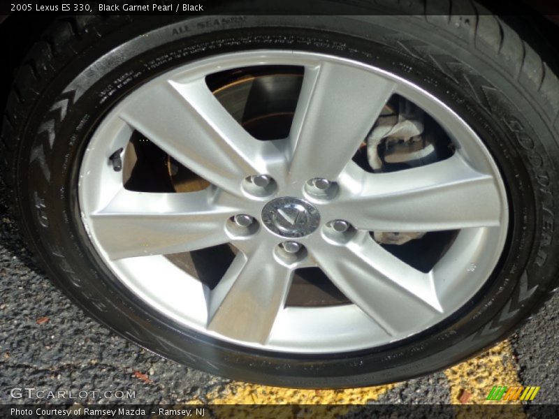 Black Garnet Pearl / Black 2005 Lexus ES 330