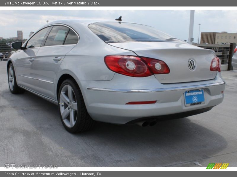 Reflex Silver Metallic / Black 2011 Volkswagen CC Lux
