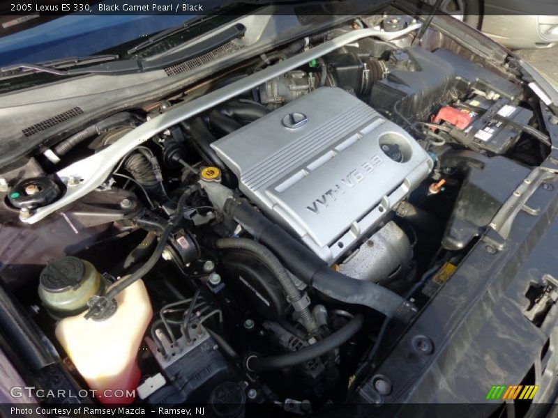Black Garnet Pearl / Black 2005 Lexus ES 330