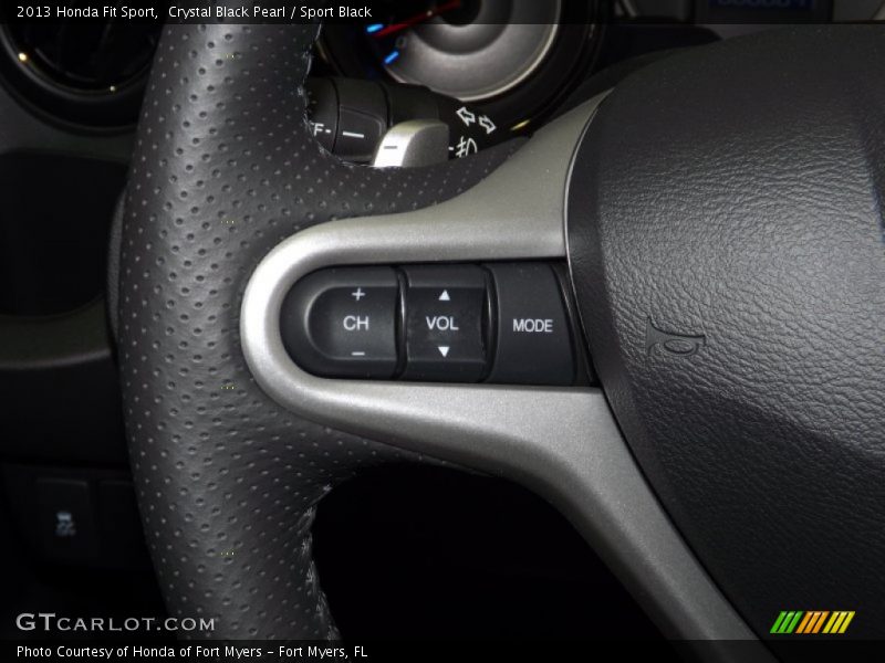 Crystal Black Pearl / Sport Black 2013 Honda Fit Sport
