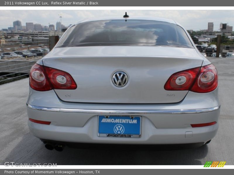 Reflex Silver Metallic / Black 2011 Volkswagen CC Lux