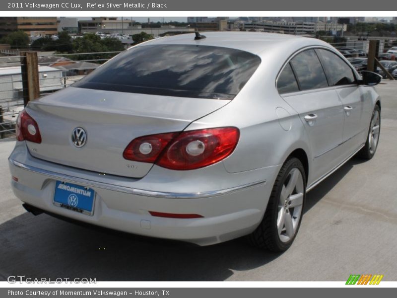 Reflex Silver Metallic / Black 2011 Volkswagen CC Lux