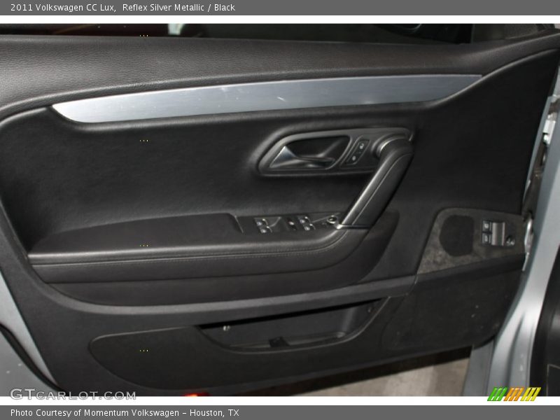 Reflex Silver Metallic / Black 2011 Volkswagen CC Lux