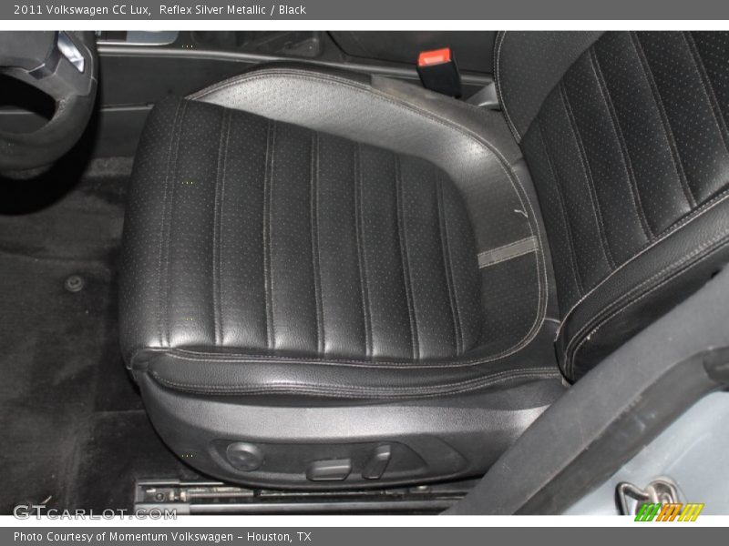 Reflex Silver Metallic / Black 2011 Volkswagen CC Lux