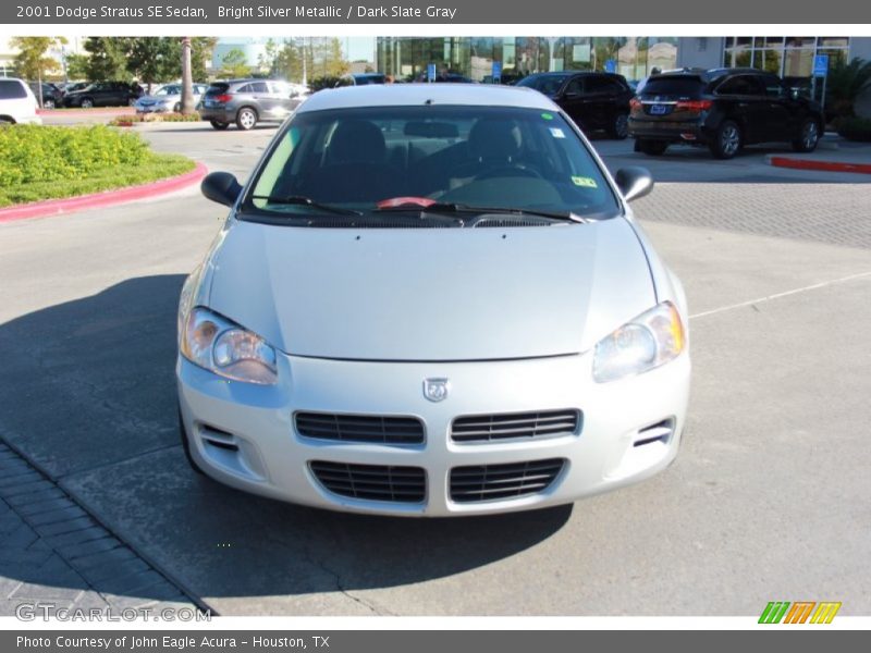 Bright Silver Metallic / Dark Slate Gray 2001 Dodge Stratus SE Sedan