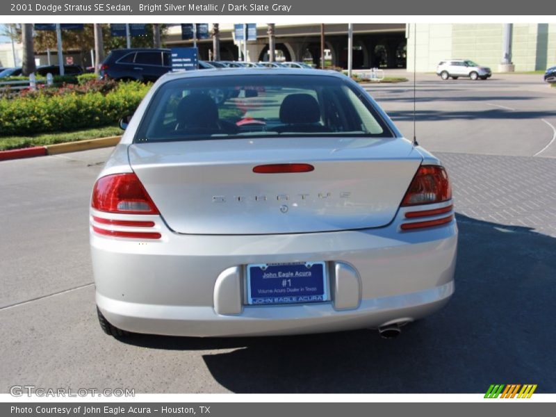 Bright Silver Metallic / Dark Slate Gray 2001 Dodge Stratus SE Sedan