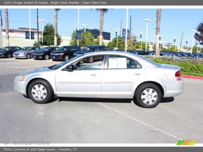 Bright Silver Metallic / Dark Slate Gray 2001 Dodge Stratus SE Sedan