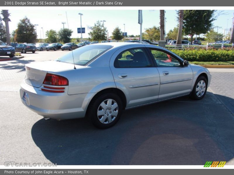 Bright Silver Metallic / Dark Slate Gray 2001 Dodge Stratus SE Sedan