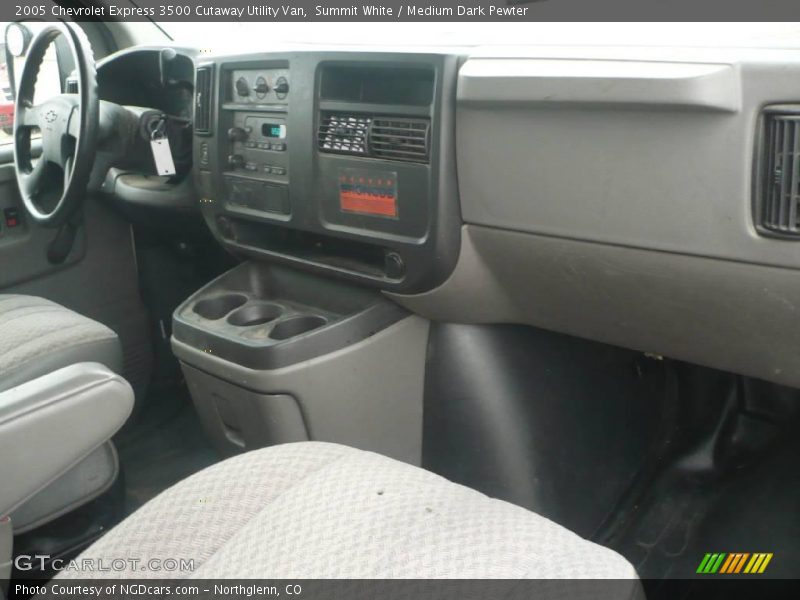 Summit White / Medium Dark Pewter 2005 Chevrolet Express 3500 Cutaway Utility Van