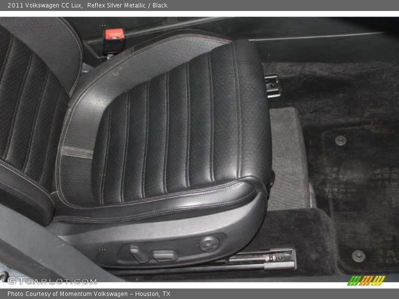 Reflex Silver Metallic / Black 2011 Volkswagen CC Lux