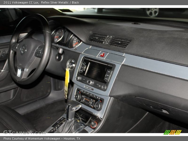 Reflex Silver Metallic / Black 2011 Volkswagen CC Lux