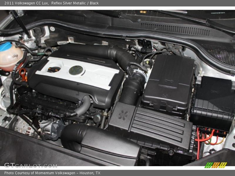 Reflex Silver Metallic / Black 2011 Volkswagen CC Lux