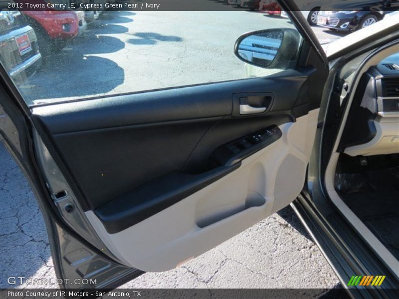 Cypress Green Pearl / Ivory 2012 Toyota Camry LE