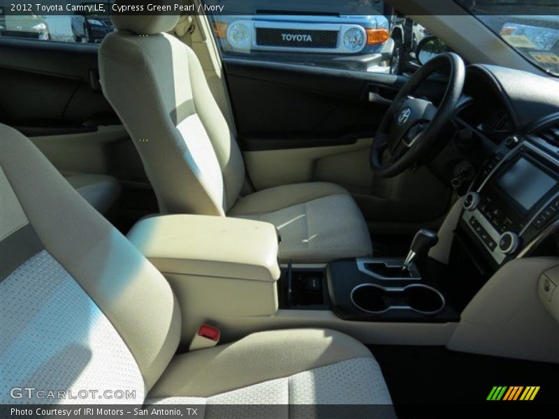 Cypress Green Pearl / Ivory 2012 Toyota Camry LE