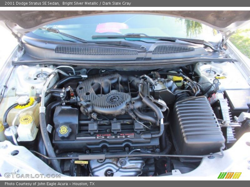 Bright Silver Metallic / Dark Slate Gray 2001 Dodge Stratus SE Sedan
