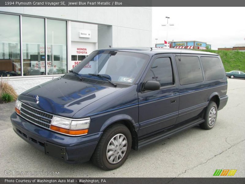 Jewel Blue Pearl Metallic / Blue 1994 Plymouth Grand Voyager SE