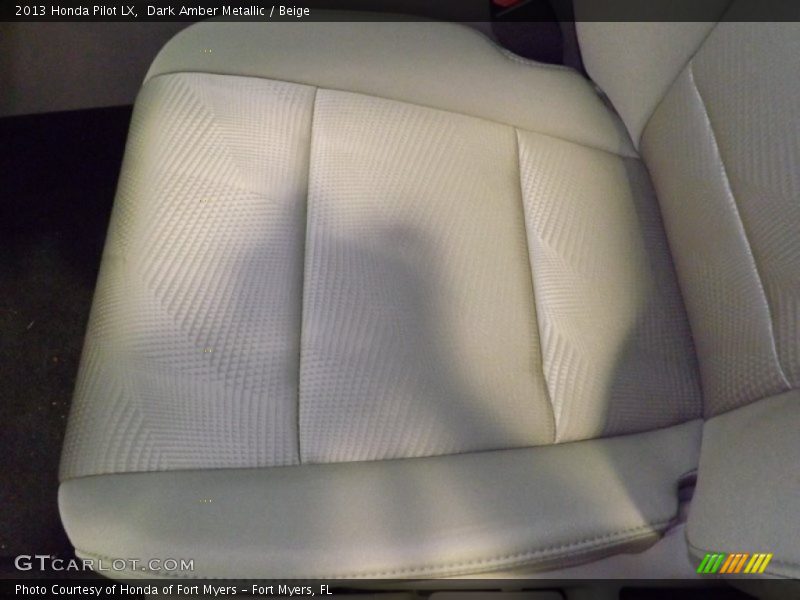 Dark Amber Metallic / Beige 2013 Honda Pilot LX