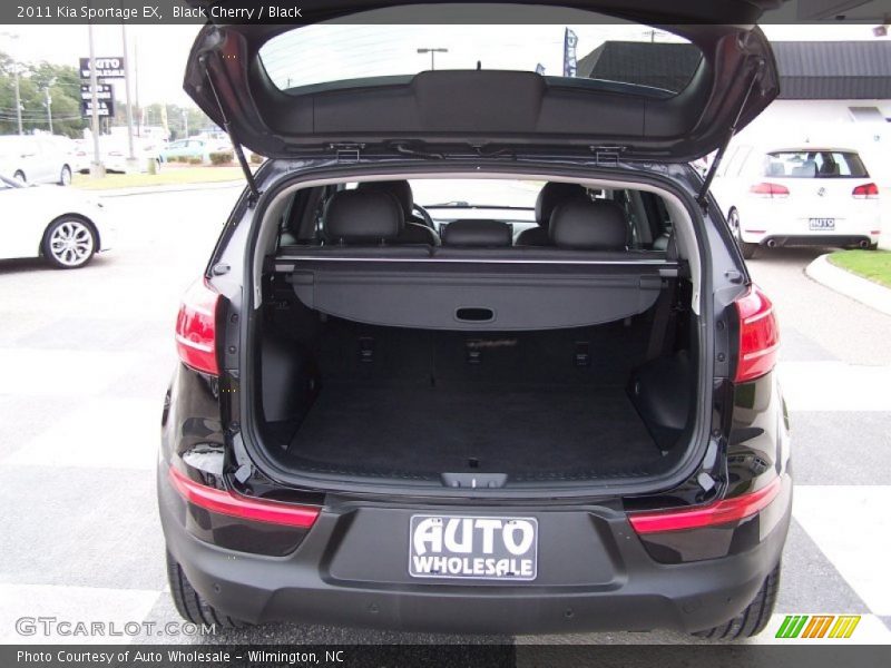 Black Cherry / Black 2011 Kia Sportage EX