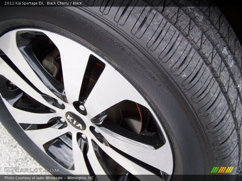 Black Cherry / Black 2011 Kia Sportage EX