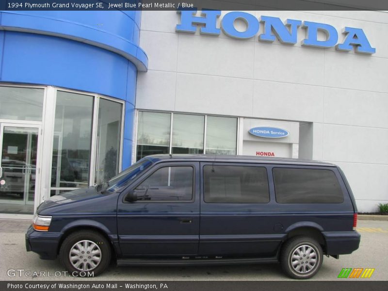 Jewel Blue Pearl Metallic / Blue 1994 Plymouth Grand Voyager SE