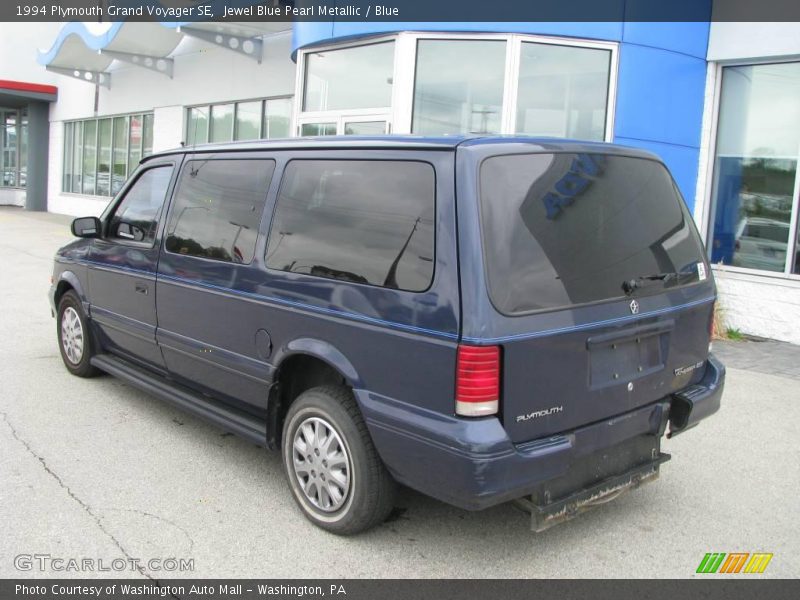 Jewel Blue Pearl Metallic / Blue 1994 Plymouth Grand Voyager SE