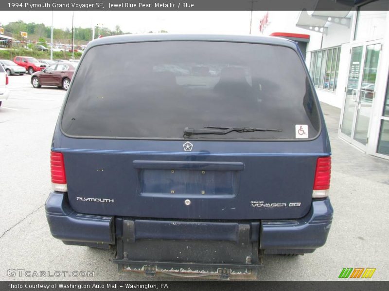 Jewel Blue Pearl Metallic / Blue 1994 Plymouth Grand Voyager SE