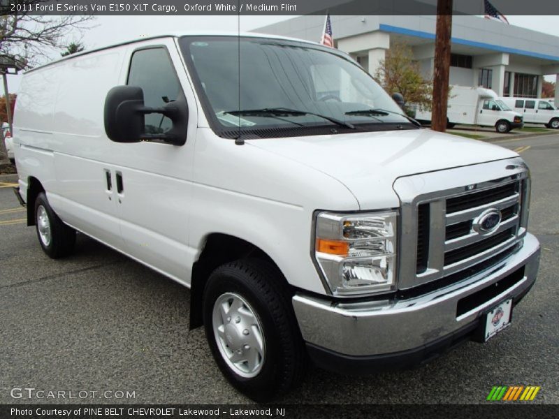 Oxford White / Medium Flint 2011 Ford E Series Van E150 XLT Cargo