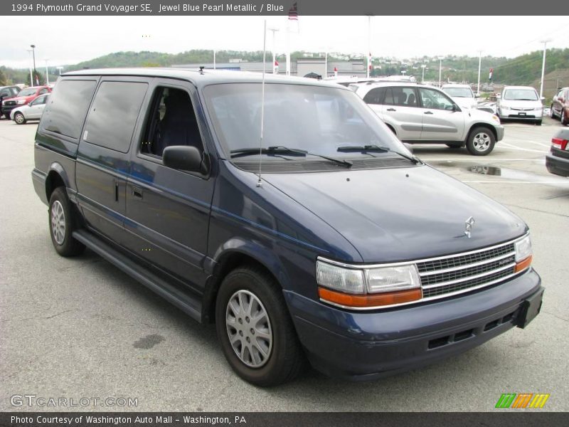 Jewel Blue Pearl Metallic / Blue 1994 Plymouth Grand Voyager SE