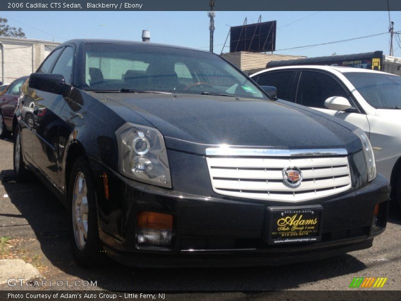 Blackberry / Ebony 2006 Cadillac CTS Sedan