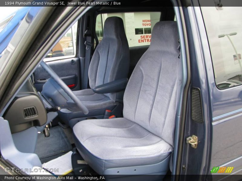 Jewel Blue Pearl Metallic / Blue 1994 Plymouth Grand Voyager SE
