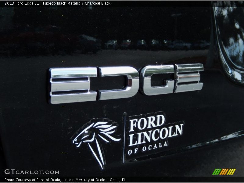 Tuxedo Black Metallic / Charcoal Black 2013 Ford Edge SE
