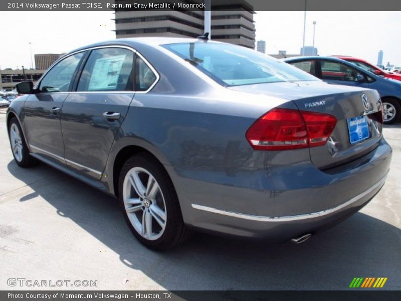 Platinum Gray Metallic / Moonrock 2014 Volkswagen Passat TDI SE
