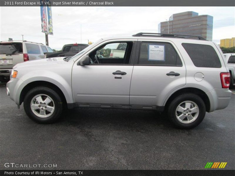 Ingot Silver Metallic / Charcoal Black 2011 Ford Escape XLT V6
