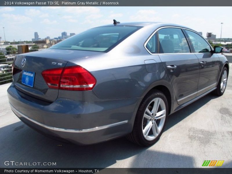 Platinum Gray Metallic / Moonrock 2014 Volkswagen Passat TDI SE