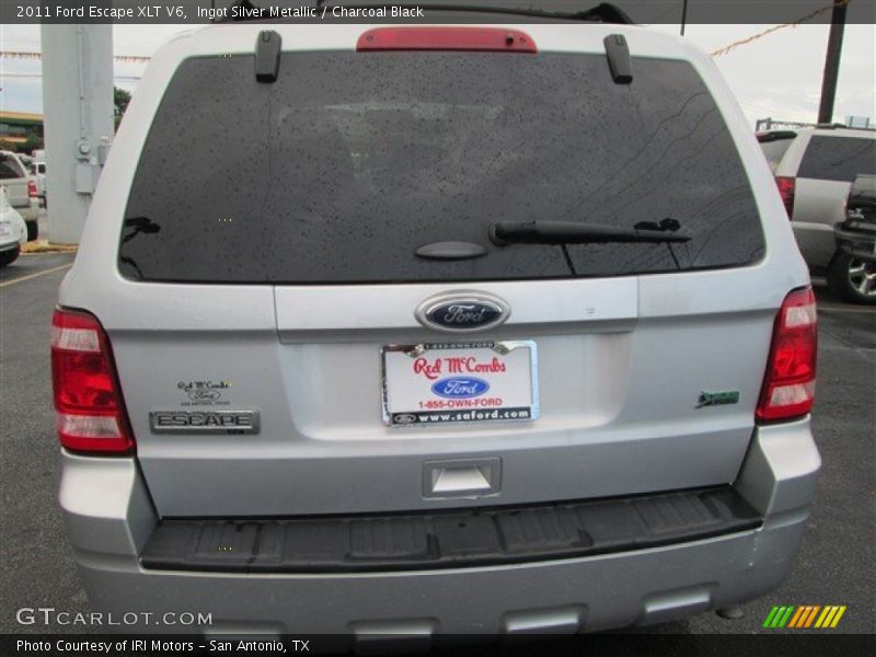 Ingot Silver Metallic / Charcoal Black 2011 Ford Escape XLT V6