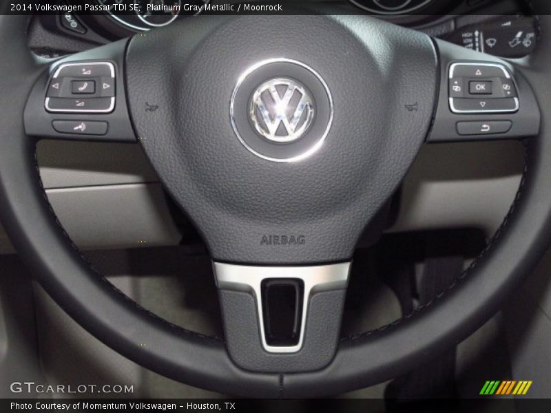 Platinum Gray Metallic / Moonrock 2014 Volkswagen Passat TDI SE