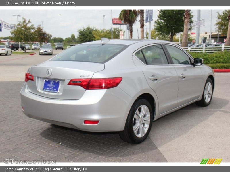 Silver Moon / Ebony 2013 Acura ILX 2.0L