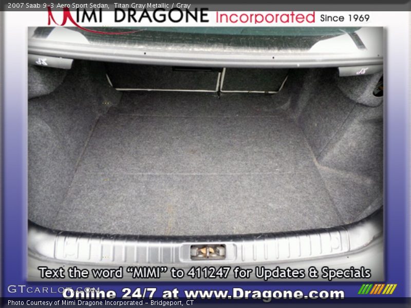Titan Gray Metallic / Gray 2007 Saab 9-3 Aero Sport Sedan