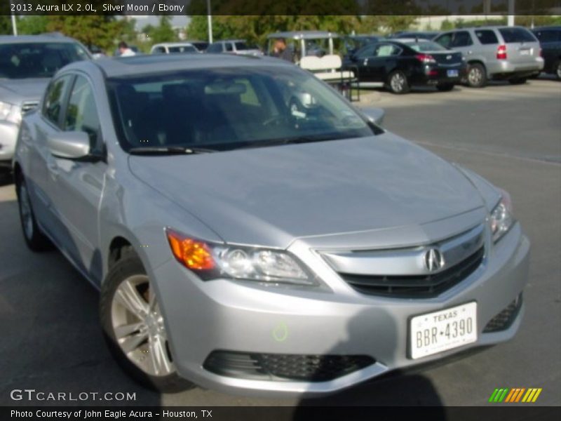 Silver Moon / Ebony 2013 Acura ILX 2.0L