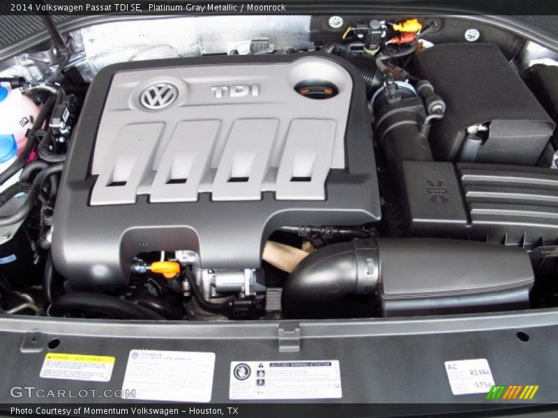 Platinum Gray Metallic / Moonrock 2014 Volkswagen Passat TDI SE