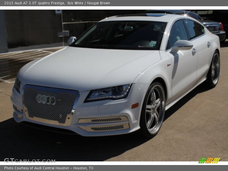 Ibis White / Nougat Brown 2013 Audi A7 3.0T quattro Prestige