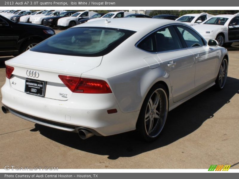 Ibis White / Nougat Brown 2013 Audi A7 3.0T quattro Prestige