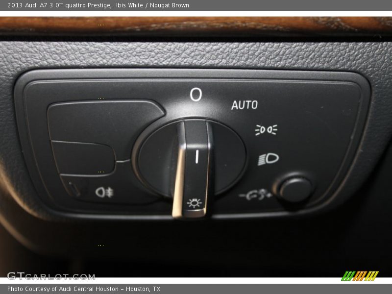 Ibis White / Nougat Brown 2013 Audi A7 3.0T quattro Prestige