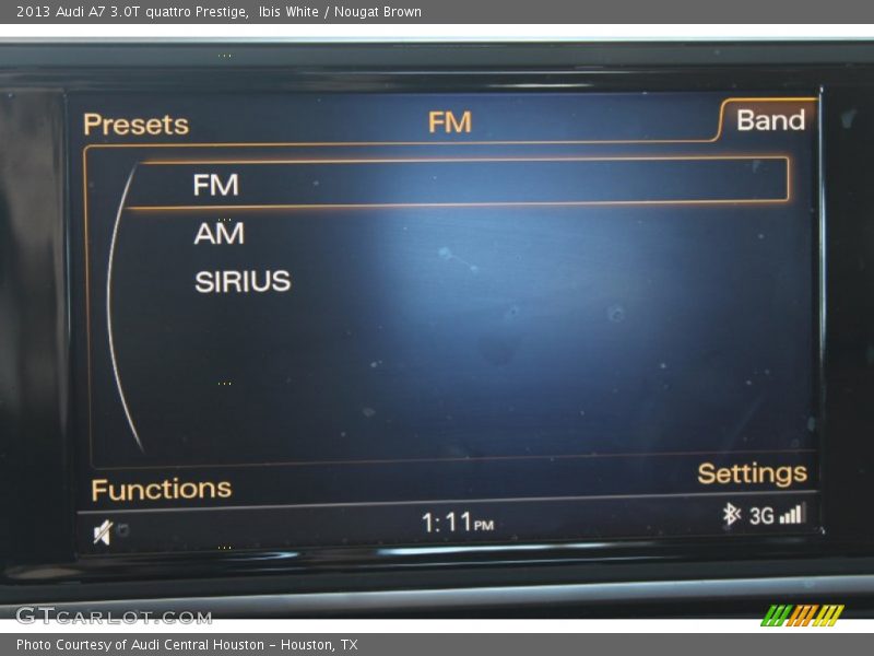 Ibis White / Nougat Brown 2013 Audi A7 3.0T quattro Prestige