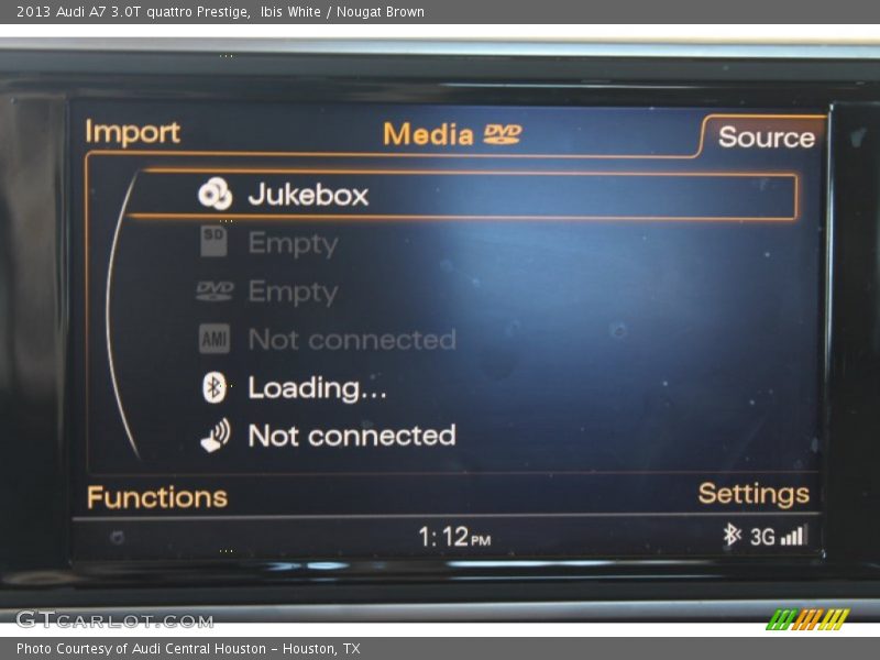 Ibis White / Nougat Brown 2013 Audi A7 3.0T quattro Prestige