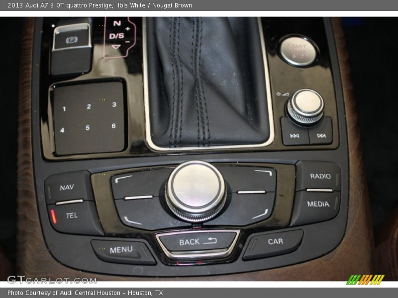Ibis White / Nougat Brown 2013 Audi A7 3.0T quattro Prestige