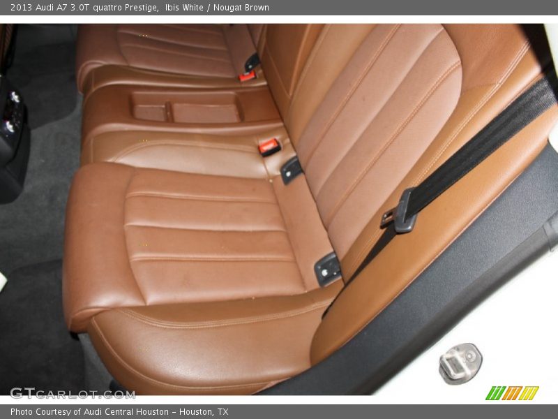 Ibis White / Nougat Brown 2013 Audi A7 3.0T quattro Prestige