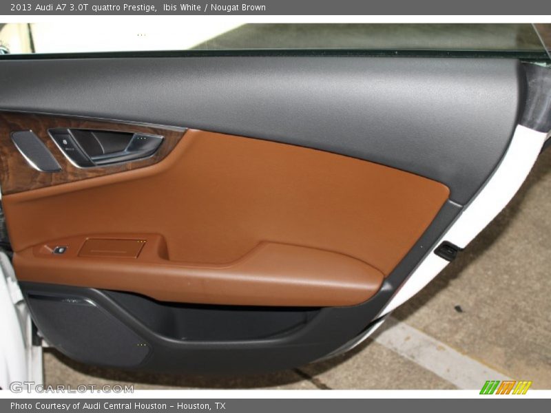 Ibis White / Nougat Brown 2013 Audi A7 3.0T quattro Prestige