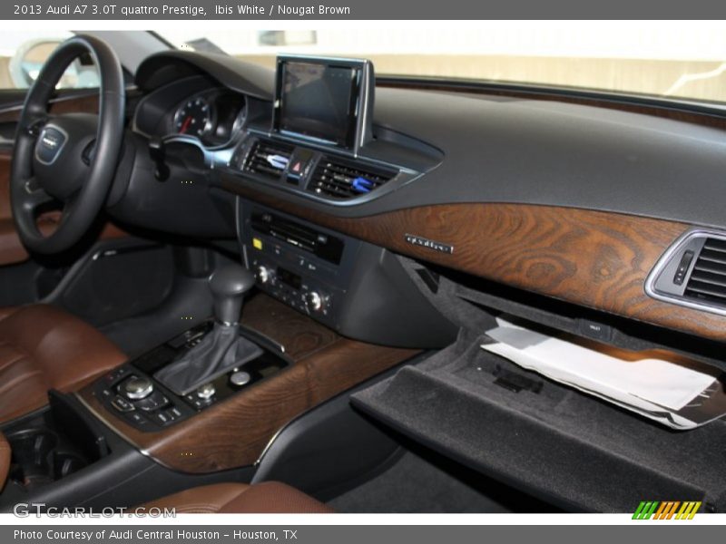 Ibis White / Nougat Brown 2013 Audi A7 3.0T quattro Prestige