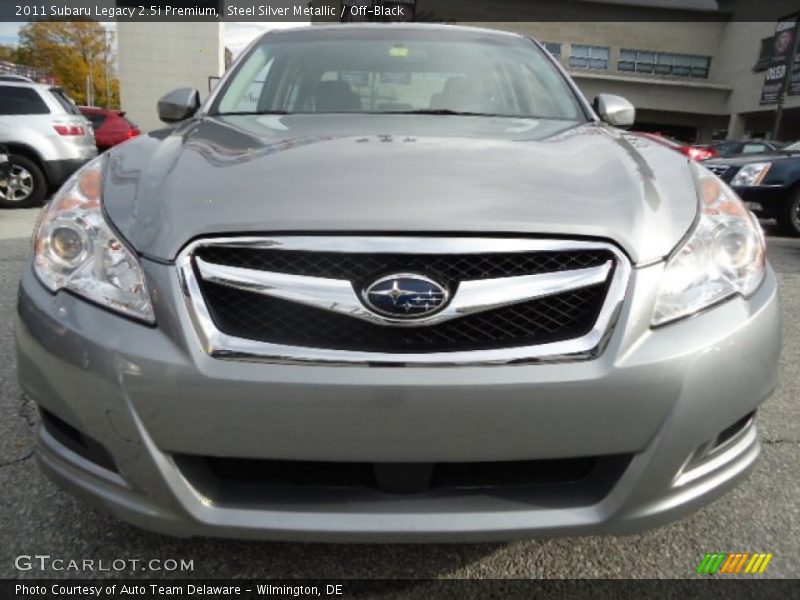 Steel Silver Metallic / Off-Black 2011 Subaru Legacy 2.5i Premium